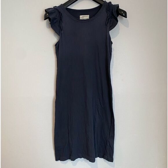 CURRENT/ELLIOTT The Ruffle Muscle Cotton Shift Dress Size 2/ Medium - Picture 3 of 7